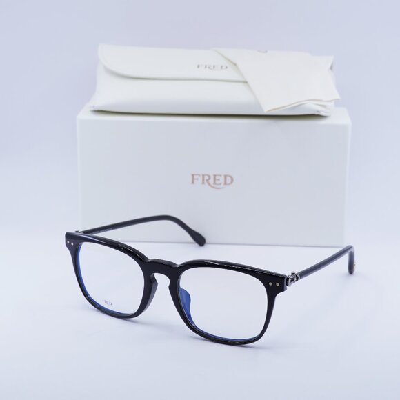 Fred FG50006U 001 Square 54mm Eyeglasses - Black/Blue Light Block - Picture 7 of 9